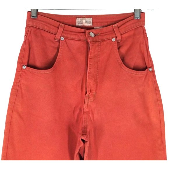 Vintage French Dressing Jeans High Waisted Bare Back Yoke Tapered Legs - Picture 3 of 11